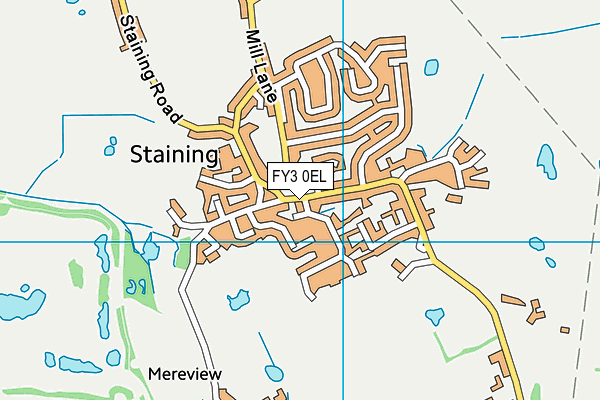 FY3 0EL map - OS VectorMap District (Ordnance Survey)