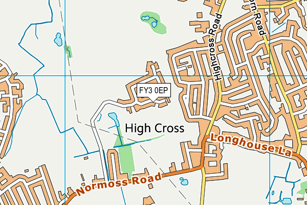 FY3 0EP map - OS VectorMap District (Ordnance Survey)