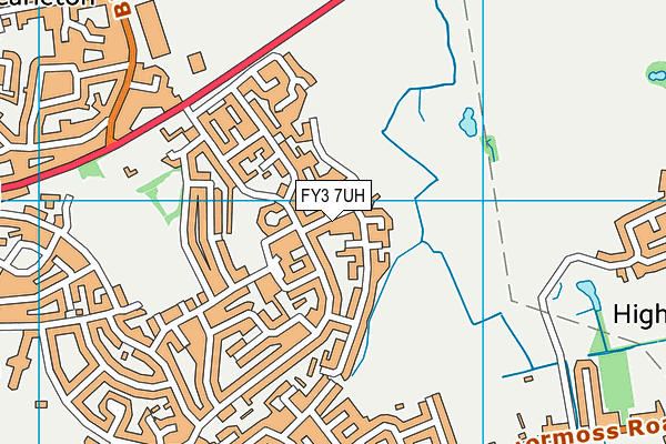 FY3 7UH map - OS VectorMap District (Ordnance Survey)