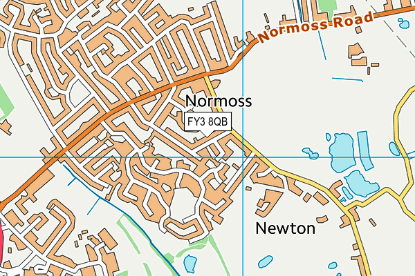 FY3 8QB map - OS VectorMap District (Ordnance Survey)