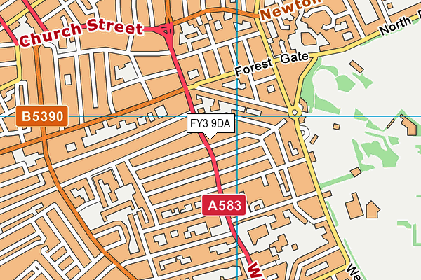 Map of LYNNS LAUNDRY & IRONING LTD at district scale