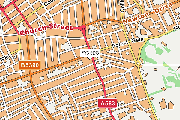 Map of FUSED ELECTRICAL SUSSEX LTD at district scale