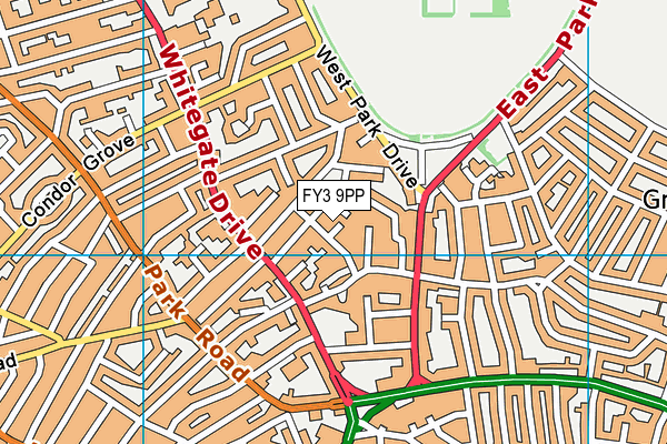 FY3 9PP map - OS VectorMap District (Ordnance Survey)