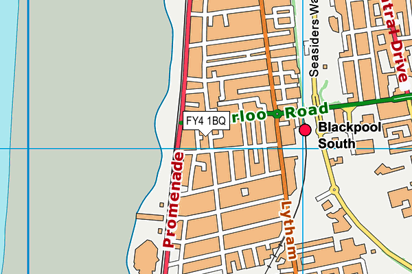 FY4 1BQ map - OS VectorMap District (Ordnance Survey)