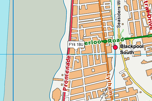 FY4 1BU map - OS VectorMap District (Ordnance Survey)