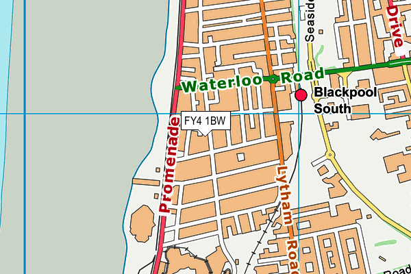 FY4 1BW map - OS VectorMap District (Ordnance Survey)