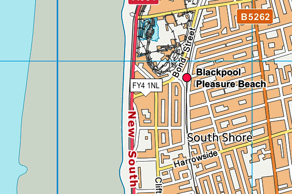 FY4 1NL map - OS VectorMap District (Ordnance Survey)