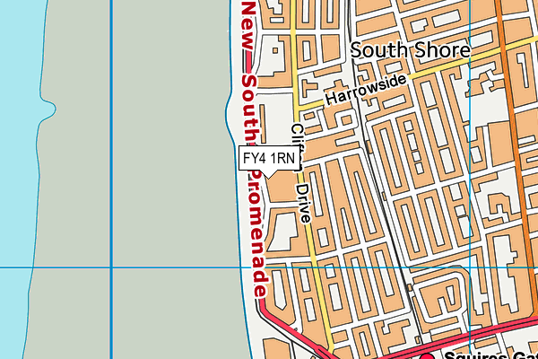 FY4 1RN map - OS VectorMap District (Ordnance Survey)