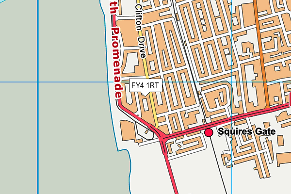FY4 1RT map - OS VectorMap District (Ordnance Survey)