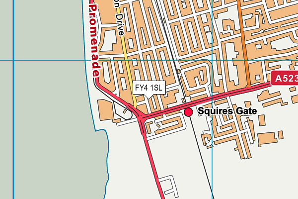 FY4 1SL map - OS VectorMap District (Ordnance Survey)
