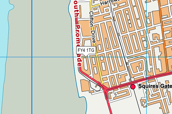 FY4 1TG map - OS VectorMap District (Ordnance Survey)