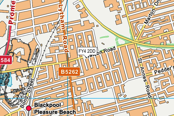 FY4 2DD map - OS VectorMap District (Ordnance Survey)