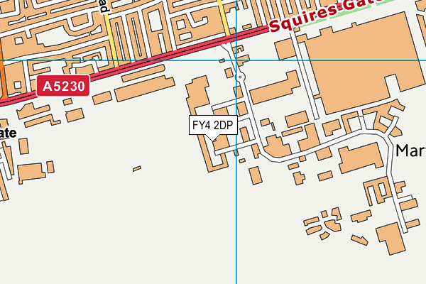 FY4 2DP map - OS VectorMap District (Ordnance Survey)