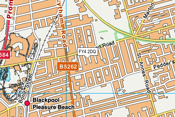 FY4 2DQ map - OS VectorMap District (Ordnance Survey)