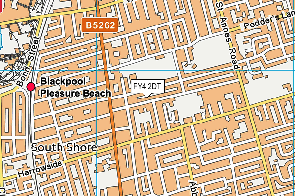 FY4 2DT map - OS VectorMap District (Ordnance Survey)