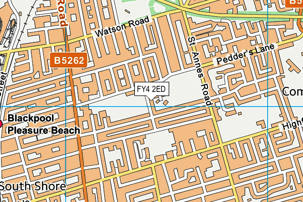 FY4 2ED map - OS VectorMap District (Ordnance Survey)