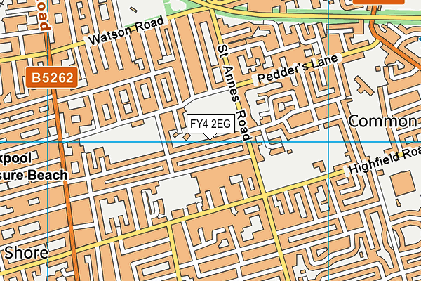 FY4 2EG map - OS VectorMap District (Ordnance Survey)