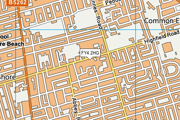FY4 2HG map - OS VectorMap District (Ordnance Survey)
