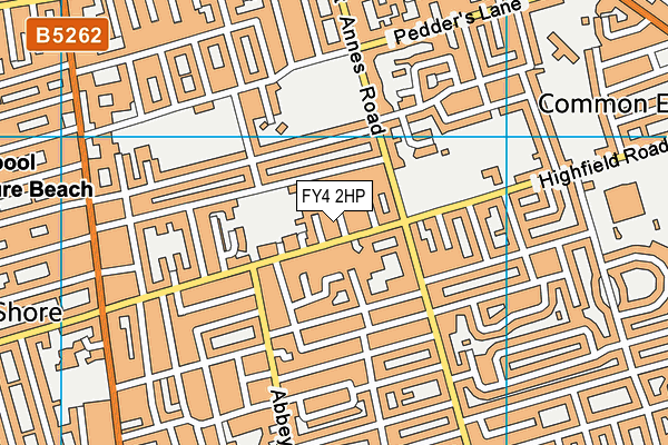 FY4 2HP map - OS VectorMap District (Ordnance Survey)