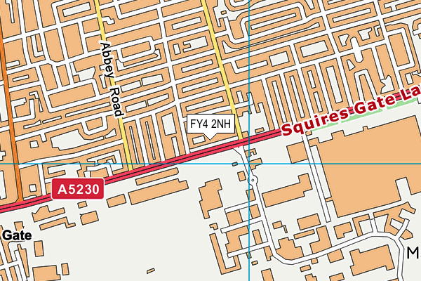 FY4 2NH map - OS VectorMap District (Ordnance Survey)