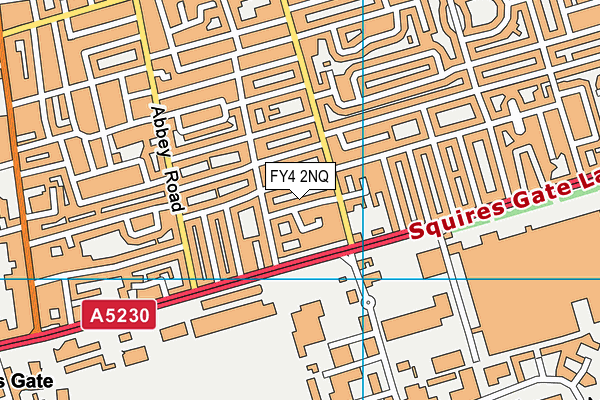 FY4 2NQ map - OS VectorMap District (Ordnance Survey)