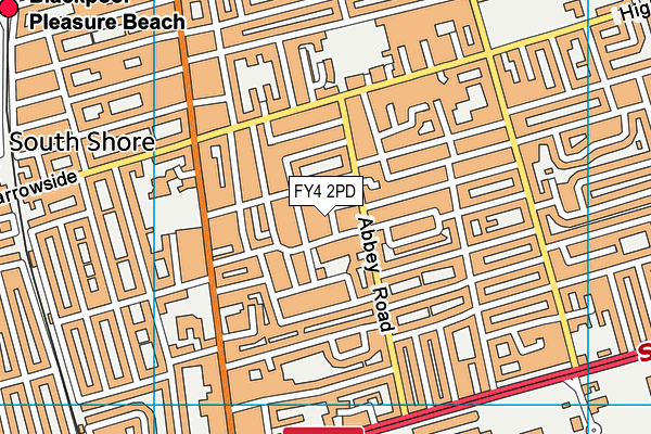 FY4 2PD map - OS VectorMap District (Ordnance Survey)