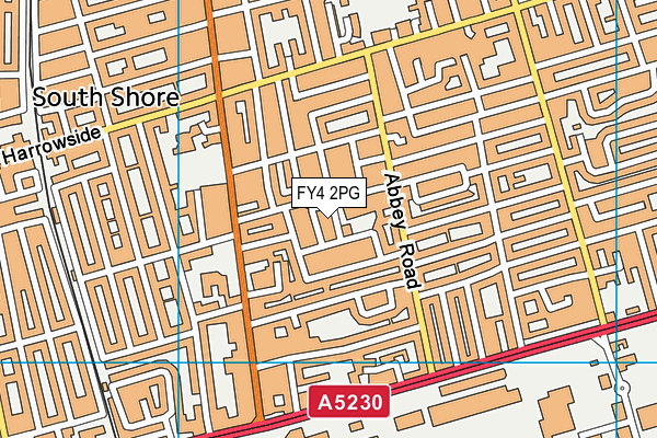 FY4 2PG map - OS VectorMap District (Ordnance Survey)