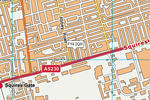 FY4 2QH map - OS VectorMap District (Ordnance Survey)