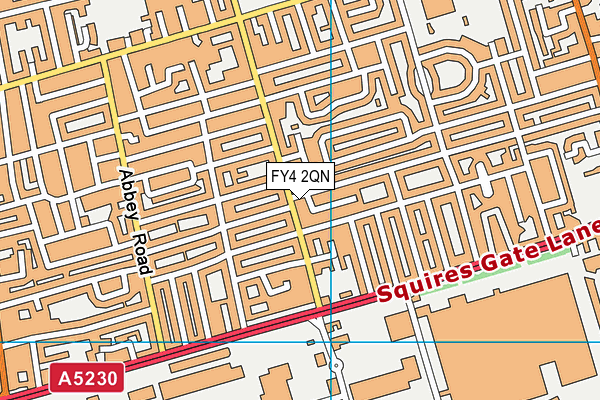 FY4 2QN map - OS VectorMap District (Ordnance Survey)