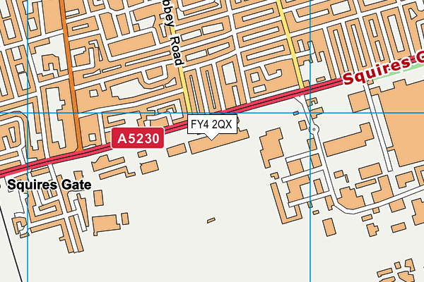 FY4 2QX map - OS VectorMap District (Ordnance Survey)