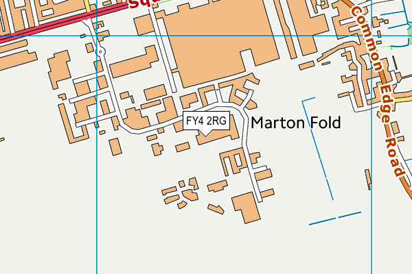 FY4 2RG map - OS VectorMap District (Ordnance Survey)