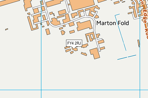 FY4 2RJ map - OS VectorMap District (Ordnance Survey)