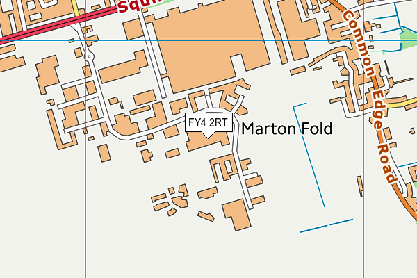 FY4 2RT map - OS VectorMap District (Ordnance Survey)