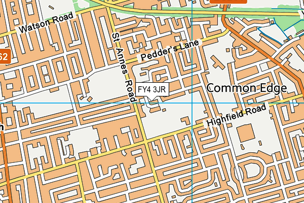 FY4 3JR map - OS VectorMap District (Ordnance Survey)