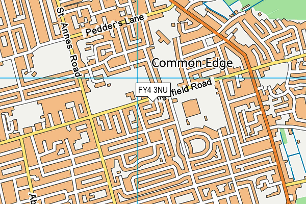 FY4 3NU map - OS VectorMap District (Ordnance Survey)