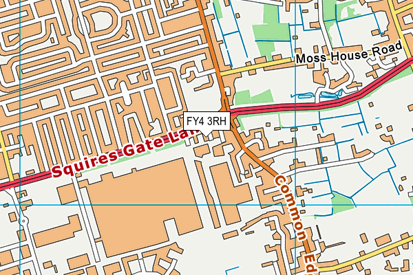 FY4 3RH map - OS VectorMap District (Ordnance Survey)
