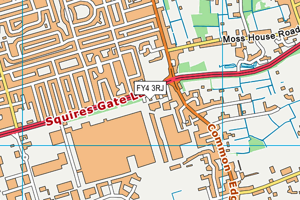 FY4 3RJ map - OS VectorMap District (Ordnance Survey)