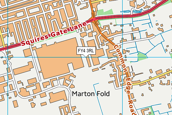 FY4 3RL map - OS VectorMap District (Ordnance Survey)