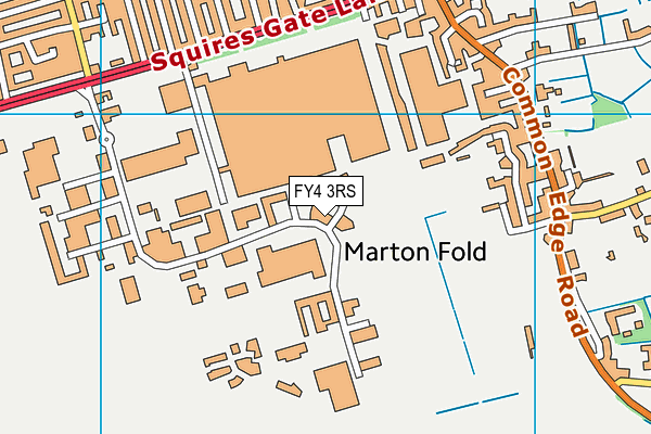 FY4 3RS map - OS VectorMap District (Ordnance Survey)
