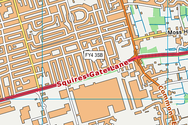 FY4 3SB map - OS VectorMap District (Ordnance Survey)