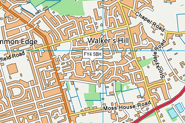 FY4 5BH map - OS VectorMap District (Ordnance Survey)