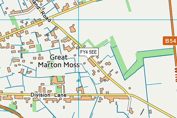 FY4 5EE map - OS VectorMap District (Ordnance Survey)