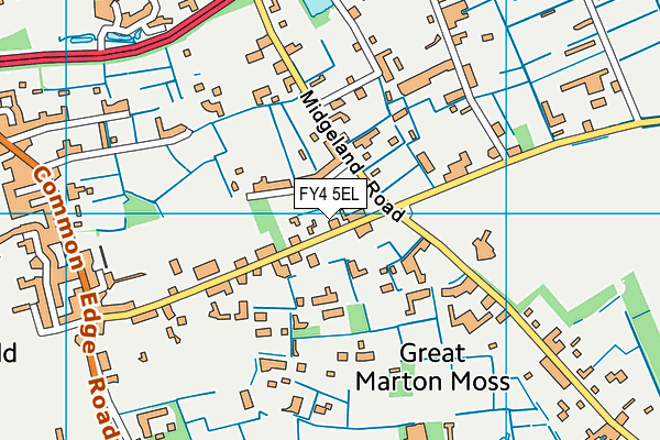 FY4 5EL map - OS VectorMap District (Ordnance Survey)