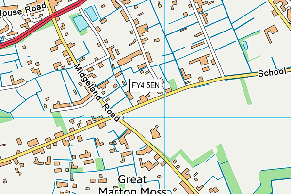 FY4 5EN map - OS VectorMap District (Ordnance Survey)