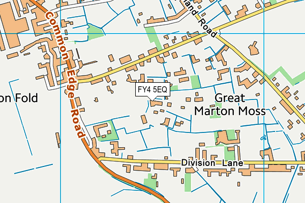 FY4 5EQ map - OS VectorMap District (Ordnance Survey)
