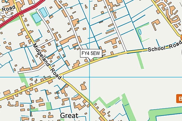 FY4 5EW map - OS VectorMap District (Ordnance Survey)