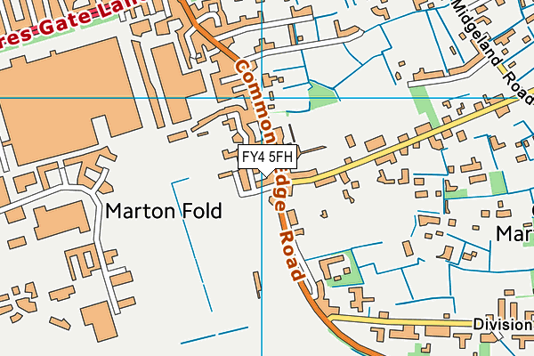 FY4 5FH map - OS VectorMap District (Ordnance Survey)