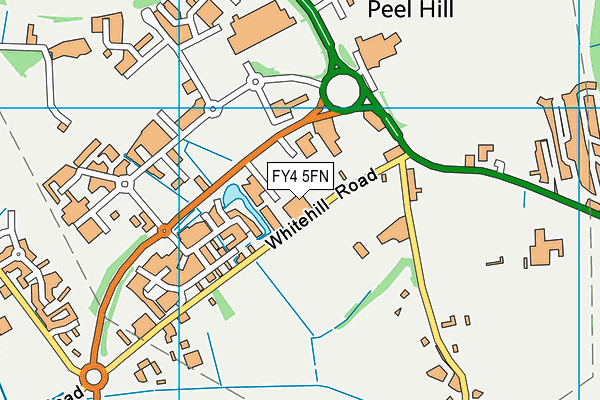 FY4 5FN map - OS VectorMap District (Ordnance Survey)