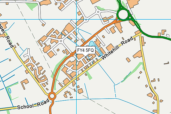 FY4 5FQ map - OS VectorMap District (Ordnance Survey)