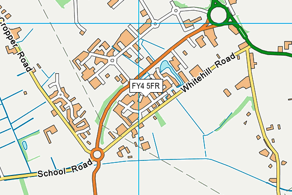 FY4 5FR map - OS VectorMap District (Ordnance Survey)